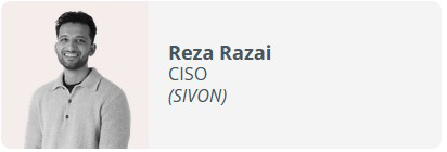 Reza Razai, CISO, SIVON