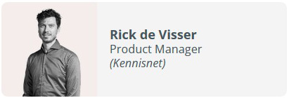 Rick de Visser, Productmanager, Kennisnet